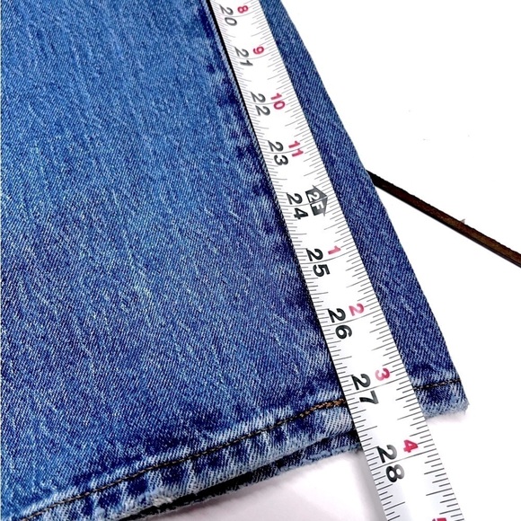 Madewell The Mid Rise Perfect Vintage Jean size 29 Distressing 10” rise - Picture 10 of 14